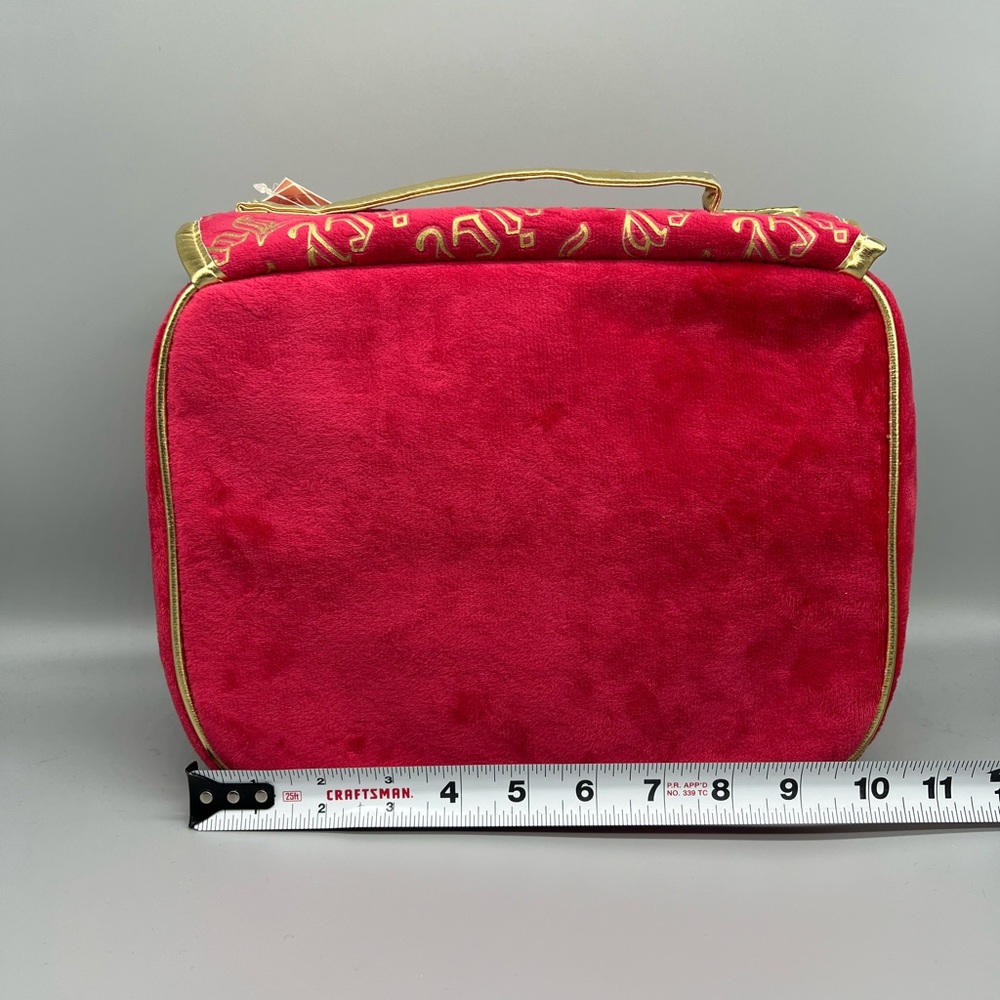 Juicy couture velour travel cosmetics bag - Picture 4 of 10